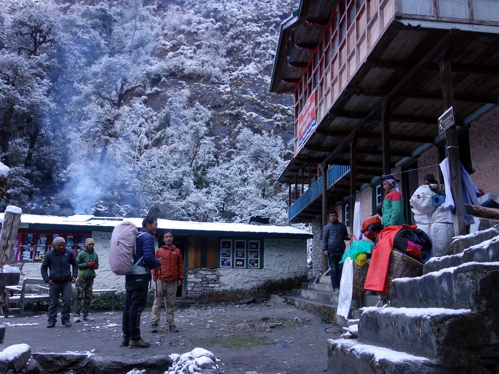 Syabrubesi (Trek) to Lama Hotel: Along Dudh Koshi River